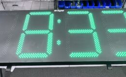 DC-300-GPS, Atomic Clock, Commercial Time Clock, GPS Synchronized Clock, Temperature Display Clock, Accurate Time Display, Facility Clock System, Precision Timekeeping