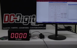Production Display,Static Number Display,Four Digit Display,Production Tracking Display,Automation Display System,Industrial LED Numbers,Equipment Status Display,Custom Built to Order Display