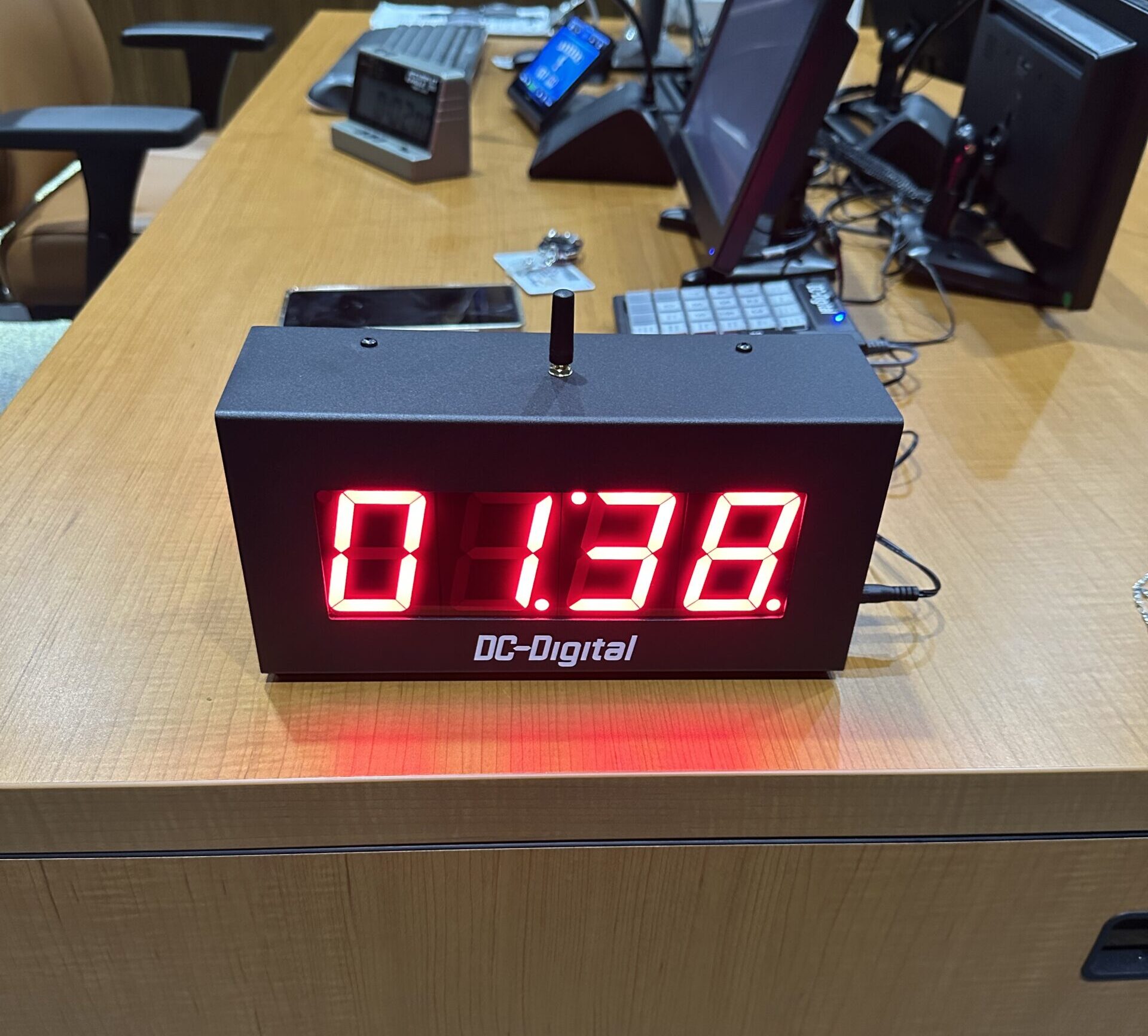 Conference, Government, Aluminum, Multifunction, Meeting Time Management, Tabletop LED Timer, Wireless Meeting Timer, Digital Meeting Timer, Meeting Timekeeper, Government Meeting Timer