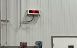 Network Synchronized Clock, Sanitary Digital Clock, FDA Timekeeping Clock, Large LED Clock, High Visibility Clock, Production Facility Clock, Manufacturing Time Display, PoE NTP Clock