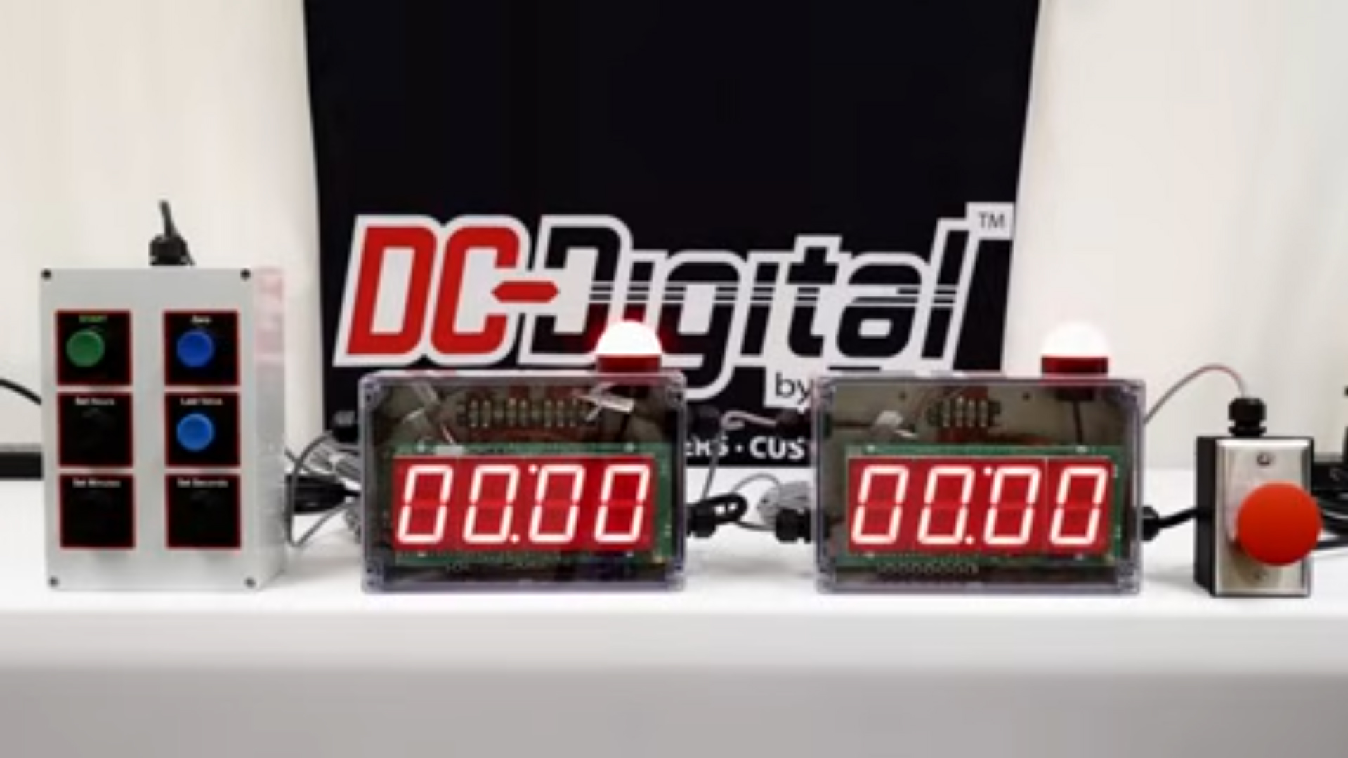 Production Timer,Food Processing,Three Color Signal,LED Status Indicator,HACCP Countdown Timer,Wired Timer Controller,Production Status Light,Hopper Loading Control,Material Handling Control,Custom Built to Order Timer